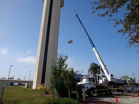 Adams Crane Rental Rigging - St Petersburg Airport
